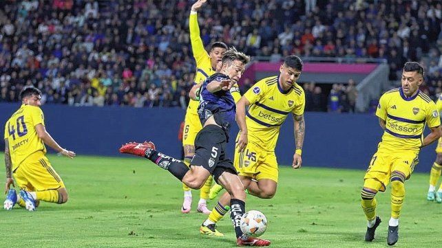 Boca empató en Ecuador en la ida del repechaje.