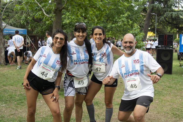 Carina Baccisaba, Patricia Noguera, Dani Luques y Pepe Ferrara. 