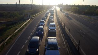 Un tránsito complicado en la Ruta Nacional 168
