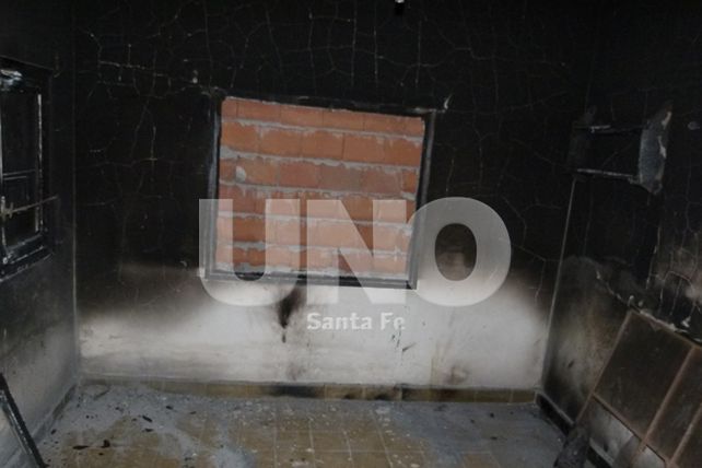 Quemaron el interior de una casa de fin de semana en la localidad de Sauce Viejo