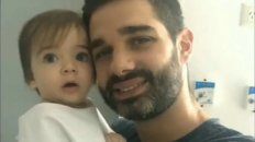 El papá Fabián y Valentina. El papá Fabián y Valentina.