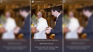 Distinto, cercano, argentino: Lionel Messi despidió al Papa Francisco en sus redes sociales.