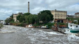 Lluvias imparables: Defensa Civil controla de cerca los arroyos Ludueña y Saladillo