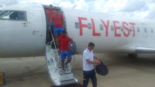 Unión llegó a Belo Horizonte para el gran partido del jueves