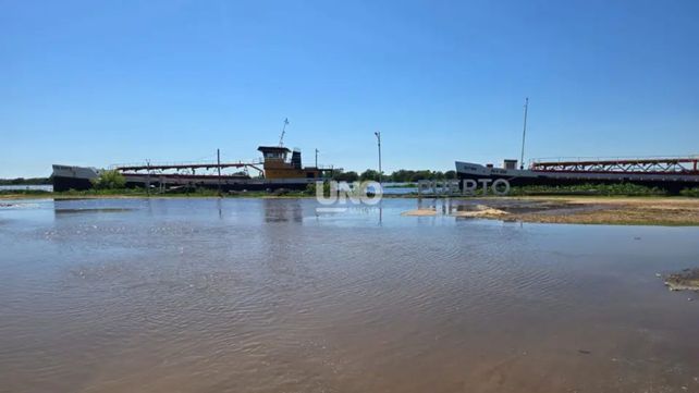 Crecida del Paraná. El río alcanzó los 5