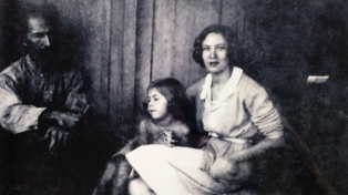 Foto familiar: Horacio Quiroga, su hija menor Pitoca y su segunda esposa, María Elena Bravo.&nbsp;