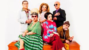 El elenco está integrado por Salvador Trapani, Haydee Calzone y Christian Valci (arriba); Gachy Roldán, Silvina Santandrea y Adrián Giampani.