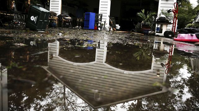Imágenes del devastador paso del huracán Florence por Carolina del Norte