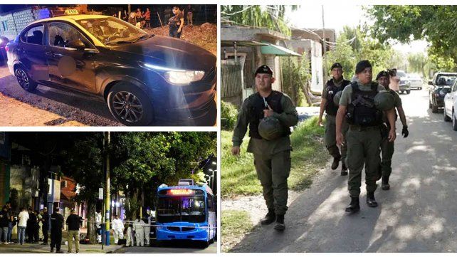 Hay varios detenidos por los taxistas asesinados en Rosario. Un chofer de colectivos baleado pelea por su vida. Las explicaciones del ministro de seguridad&nbsp;