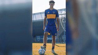 El entrerriano Joaquín Piñeyro, citado por primera vez a la Reserva de Boca Juniors.