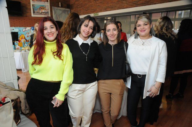 Romina Abate, Andreina Gullo, Paola Marin y  Romina Riva