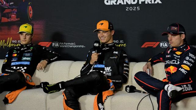 Piastri, Norris y Verstappen llegan a Abu Dhabi con chances de ser campeones.