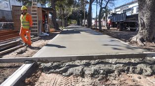 Avanzan a buen ritmo las obras de remodelación de Avenida Freyre
