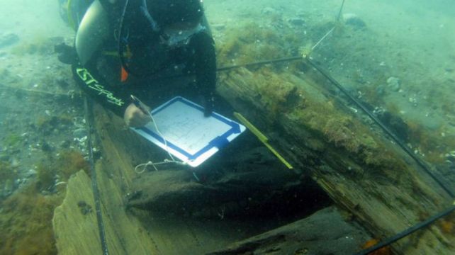Peligrosa. Los restos de la nave que tenía un alto poder de fuego.