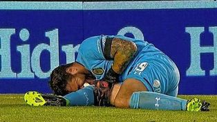 Jorge Broun, exarquero de Colón, sufrió una seria lesión en Santa Fe y Rosario Central lo pierde por mucho tiempo.