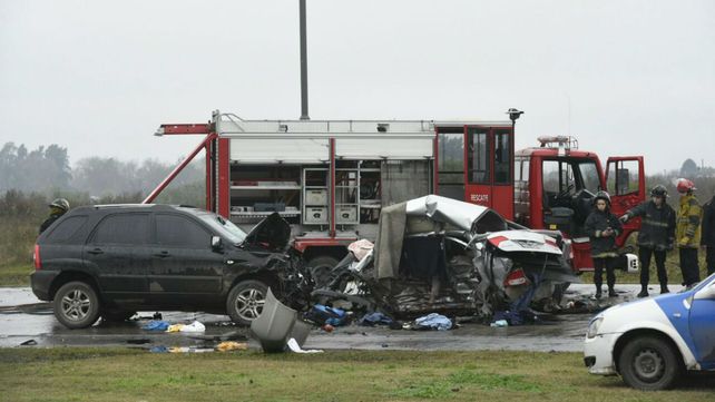 Fatal accidente tras un choque entre dos vehículos en Sorrento y Provincias Unidas