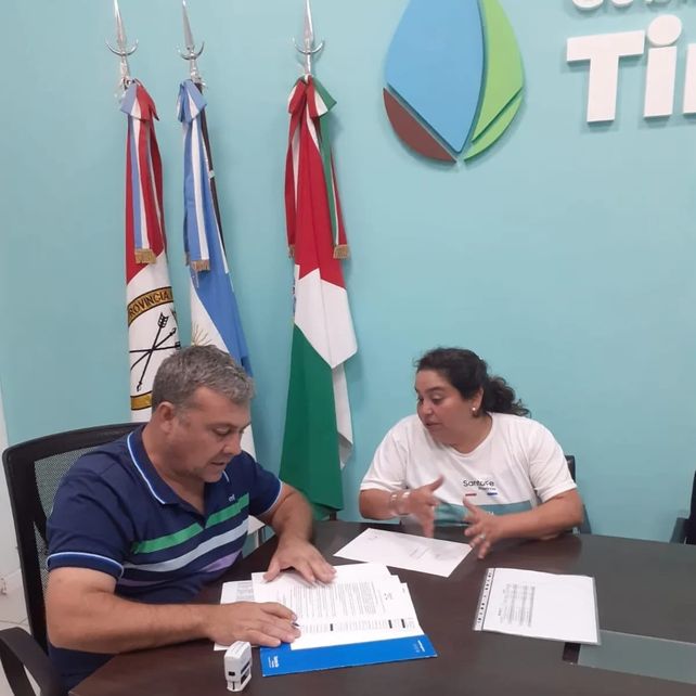 El jefe comunal Antonio Fiorenza firmó el plan provincial.
