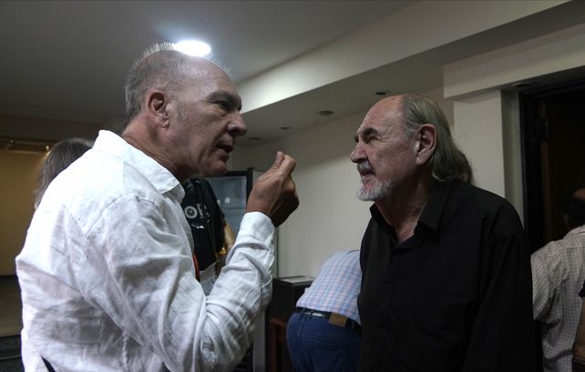 Darío Grandinetti vino a Rosario a apoyar a Néstor Zapata en su cruzada.
