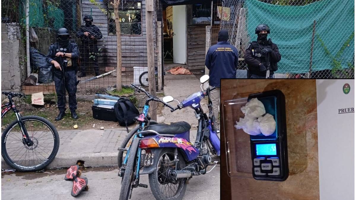 Tres detenidos y secuestro de droga tras allanamientos en Concepción del Uruguay