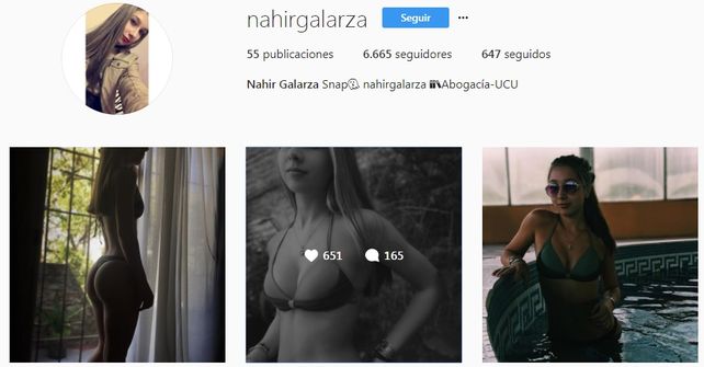 Nahir Galarza no puede usar las redes sociales pero alguien reabrió su Instagram y borró fotos