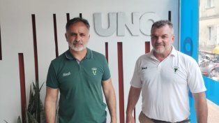 Sergio Bruzzoni y Eduardo Wally Squilaci, presidente y tesorero del Club Tilcara, en UNO.