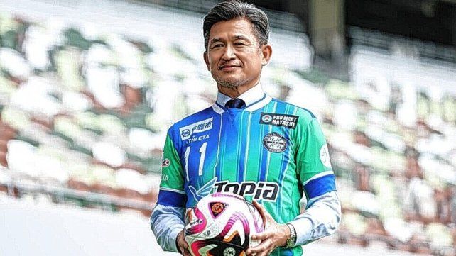 Kazuyoshi Miura firmó con un nuevo club a los 57 años y agiganta su historia