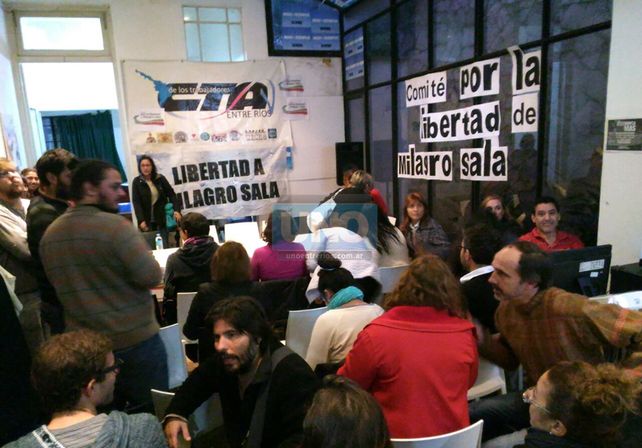 Presentaron en Paraná el Comité por la Libertad de Milagro Sala