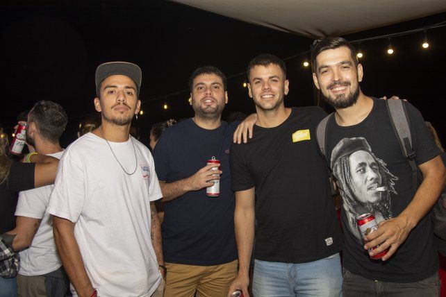 Manuel Espinosa, Cristian Melicci, Ramiro Pugliani y Matías Meza
