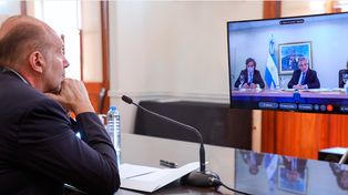 Tras la reunión con Fernández, Perotti adelantó algunas medidas para frenar la segunda ola