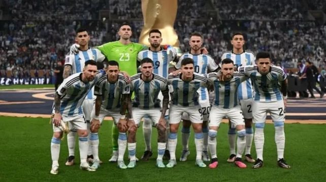 La selección argentina campeona del mundo en el Mundial Qatar 2022.&nbsp;