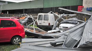 Un muerto por la tormenta que azotó en Buenos Aires