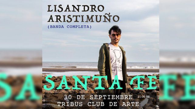 Lisandro Aristimuño regresa a Santa Fe con formato banda completa
