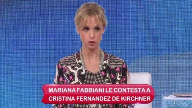Soy honesta y honrada, ¿usted puede decir lo mismo?, contestó Mariana Fabbiani a Cristina