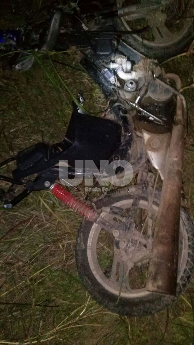 Grutly: murió un motoclista en un choque con un automovilista