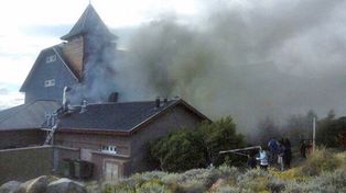 Se incendió una parte de un hotel de Cristina Kirchner en El Calafate