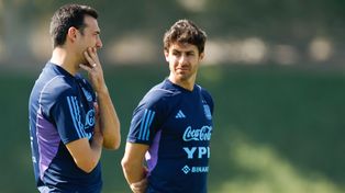 Lionel Scaloni dirige la última práctica antes de la nueva final ante Polonia