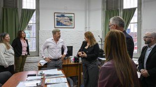 Rogelio Frigerio recorrió las obras de puesta en valor de la sede central del Copnaf.
