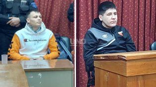 Los dos condenados por la muerte de Maxi Olmos.