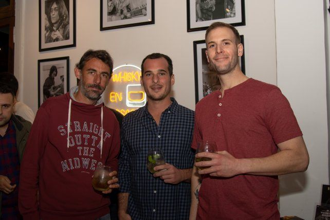 Marcos Cassini, Nicolás Capponi y Cristian Sinnot 