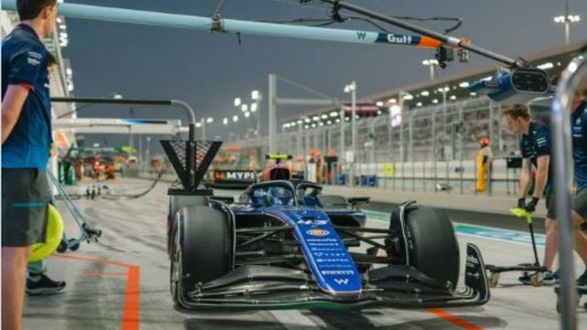 El Williams de Franco Colapinto nunca se mostró competitivo en Qatar.