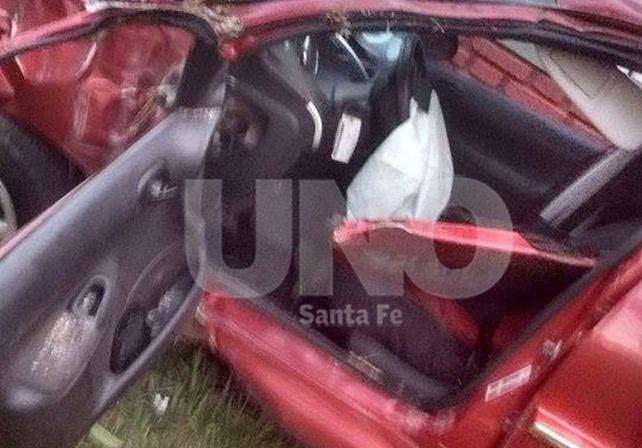 Foto del accidente enviada a este medio por Celeste