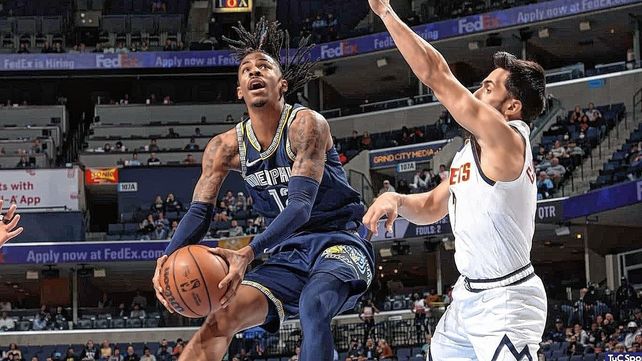 Campazzo apenas sumó dos rebotes y dos asistencias en la derrota de Denver contra Memphis.