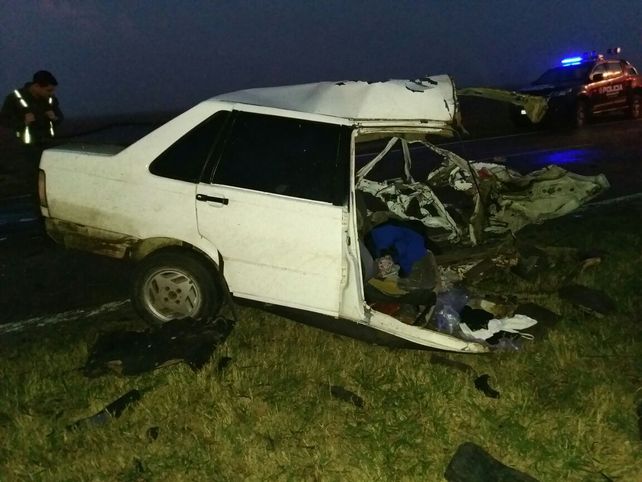 Choque frontal en ruta nacional 34 con un muerto y una mujer en estado grave. IMÁGENES FUERTES.