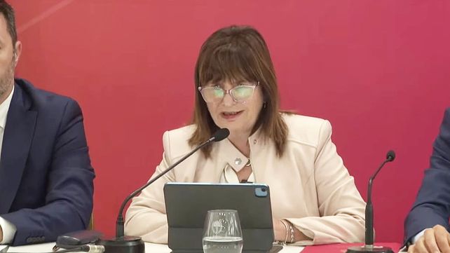 La ministra Patricia Bullrich viajará a Salta este lunes.