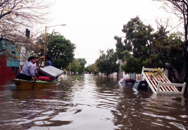 Las inundaciones afectaron a un tercio de la ciudad capital.
