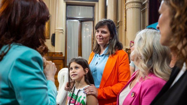 La vicepresidenta recibió a una nieta restituida entrerriana