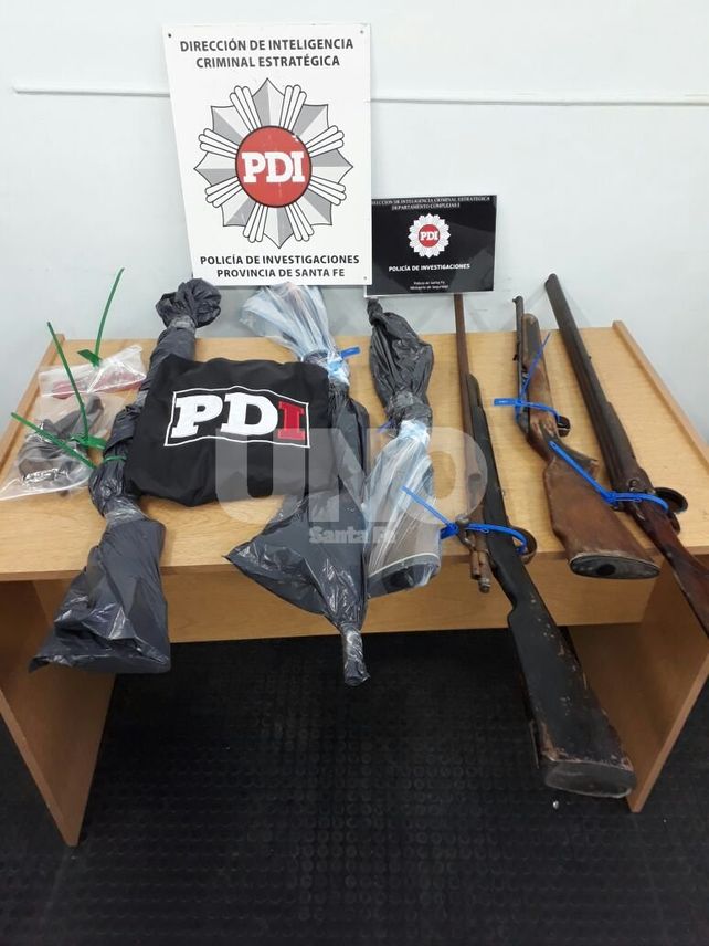 Alto Verde: arrestan a cinco violentos delincuentes y secuestran siete armas de fuego