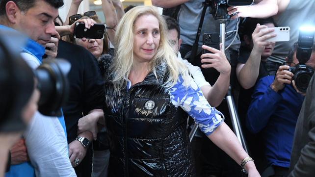 Karina Milei, hermana del candidato de LLA, no fue a tribunales. 