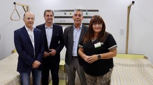 Literalmente el hospital se caía a pedazos. Así que desde 2020 decidimos acompañar y poner el hombro junto a la comunidad del hospital, dijo el ministro de Desarrollo Social, Danilo Capitani.