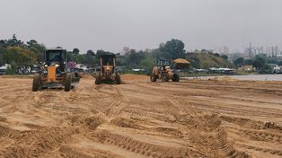 La recuperación de las playas del Thompson está en su etapa final